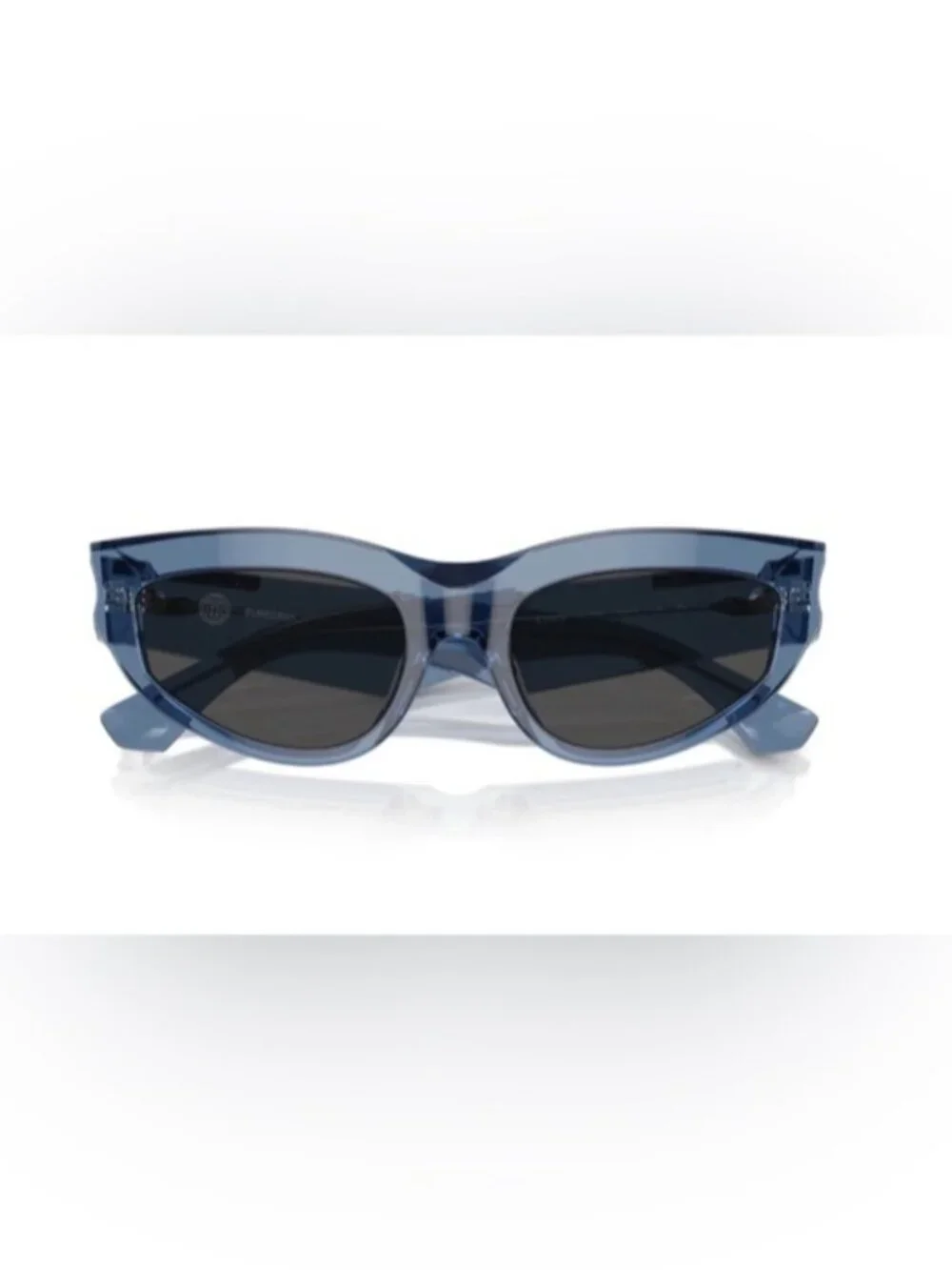 Burberry Light Blue Transparent Cat-Eye Sunglasses